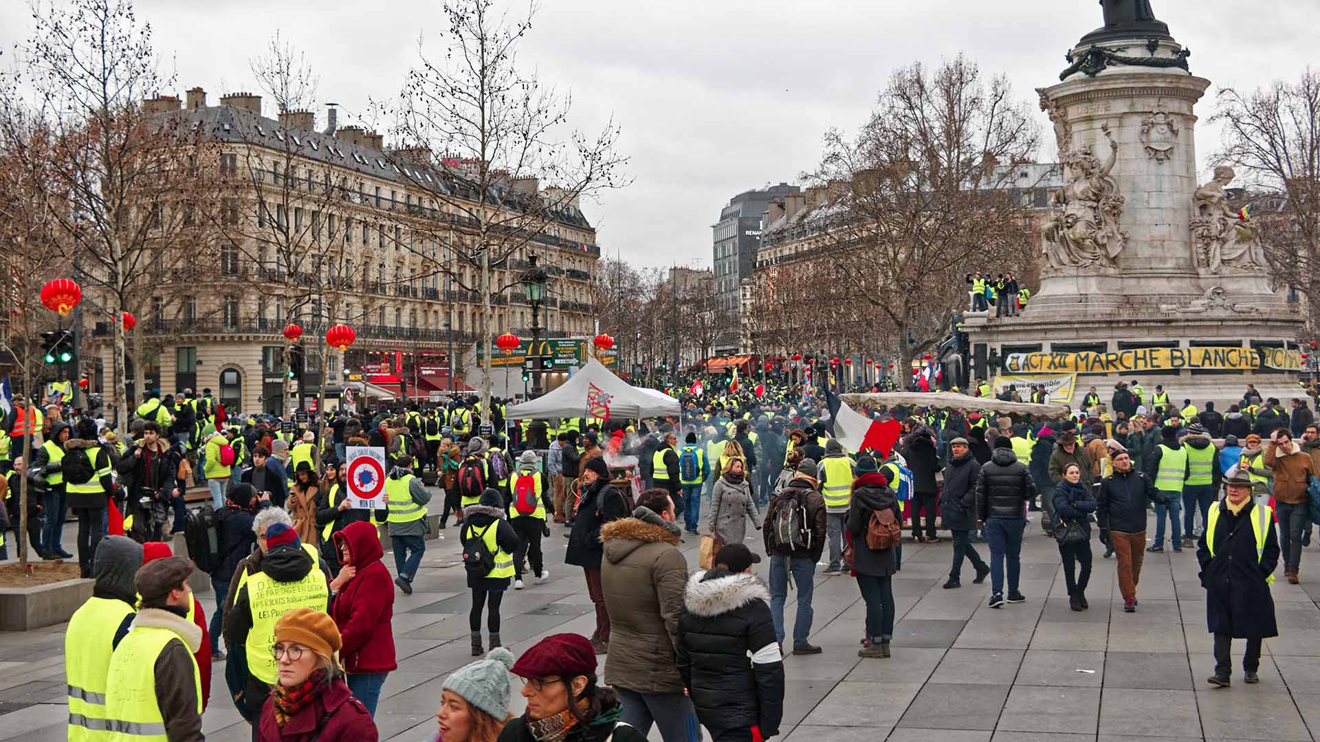 Manifestation des Gilets jaunes le  02-fev-2019 